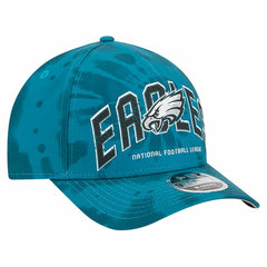 Philadelphia Eagles New Era Tie Dye Fade 9Forty M-Crown A-Frame Adjustable Hat Midnight Green