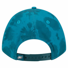 Philadelphia Eagles New Era Tie Dye Fade 9Forty M-Crown A-Frame Adjustable Hat Midnight Green