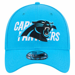 Carolina Panthers New Era Overlap Logo 39THIRTY Stretch Fit Hat Blue
