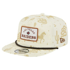Las Vegas Raiders New Era Desert Rose 19TWENTY Adjustable Hat Cream