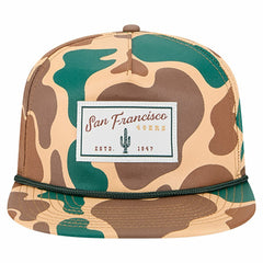 San Francisco 49ers New Era Duck Rope 19TWENTY Snapback Hat Camo