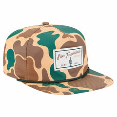 San Francisco 49ers New Era Duck Rope 19TWENTY Snapback Hat Camo