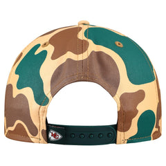 Kansas City Chiefs New Era Duck Rope 19TWENTY Snapback Hat Camo
