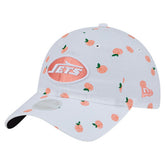 New York Jets New Era Women's Fruit Pattern 9TWENTY Adjustable Hat White