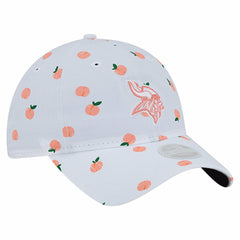 Minnesota Vikings New Era Women's Fruit Pattern 9TWENTY Adjustable Hat White