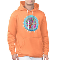 Athletics Margaritaville Chill Bottle Cap Fleece Pullover Hoodie - Orange Hoodies