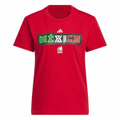 Mexico National Team Women's Jersey Hook T-Shirt Red