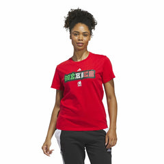 Mexico National Team Women's Jersey Hook T-Shirt Red