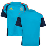 Spain National Team Youth FIFA x World Cup 2026 Tiro Training Jersey Turquoise