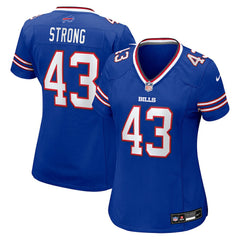 NFL Dorian Strong Buffalo Bills Women's Team Game Jersey - Royal