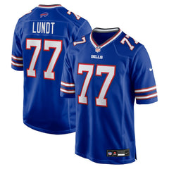 NFL Chase Lundt Buffalo Bills Team Game Jersey - Royal