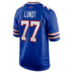 NFL Chase Lundt Buffalo Bills Team Game Jersey - Royal