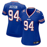 NFL Landon Jackson Buffalo Bills Women's Team Game Jersey - Royal