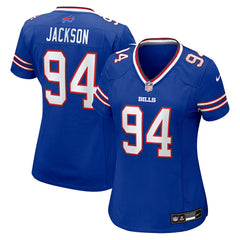 NFL Landon Jackson Buffalo Bills Women's Team Game Jersey - Royal