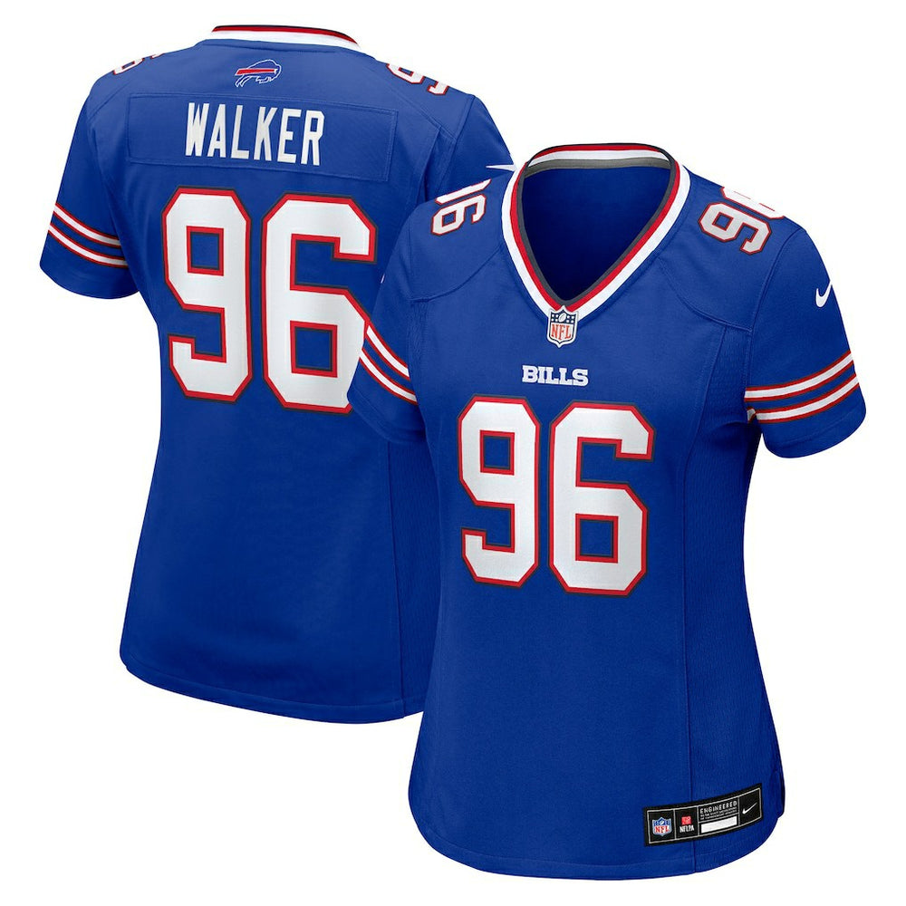 NFL Deone Walker Buffalo Bills Women's Team Game Jersey - Royal