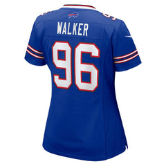 NFL Deone Walker Buffalo Bills Women's Team Game Jersey - Royal