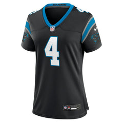 NFL Tetairoa McMillan Carolina Panthers Women's Team Game Jersey - Black