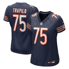 NFL Ozzy Trapilo Chicago Bears Women's Team Game Jersey - Navy