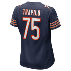 NFL Ozzy Trapilo Chicago Bears Women's Team Game Jersey - Navy