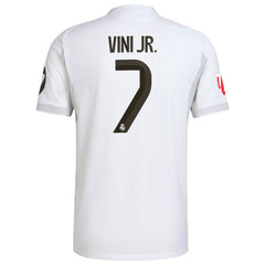 Vini Jr. Real Madrid 2025/26 Home Jersey White