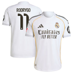 Rodrygo Real Madrid 2025/26 Home Jersey White