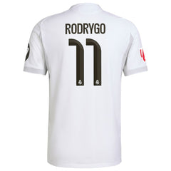 Rodrygo Real Madrid 2025/26 Home Jersey White