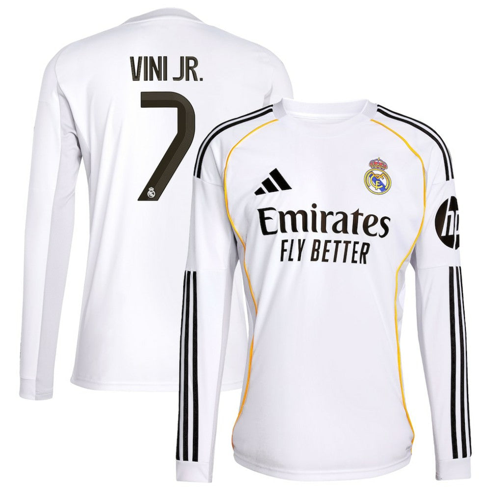 Vini Jr. Real Madrid 2025/26 Home Replica Jersey White sale