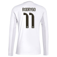 Rodrygo Real Madrid 2025/26 Home Replica Jersey White