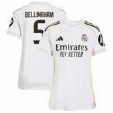 Jude Bellingham Real Madrid Women's 2025/26 Home Replica Jersey White