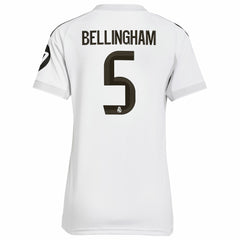 Jude Bellingham Real Madrid Women's 2025/26 Home Replica Jersey White