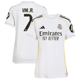 Vini Jr. Real Madrid Women's 2025/26 Home Replica Jersey White