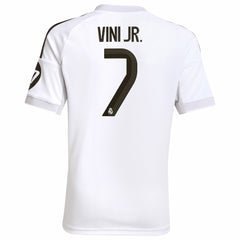 Vini Jr. Real Madrid Youth 2025/26 Home Replica Jersey White