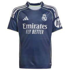 Jude Bellingham Real Madrid Youth 2025/26 Away Replica Player Jersey Blue