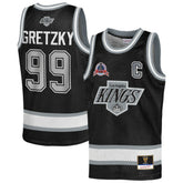NHL Wayne Gretzky Los Angeles Kings Mitchell & Ness Youth Maxxed Out Fashion Basketball Jersey - Black