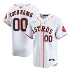 MLB Houston Astros Nike Youth Home Custom Limited Jersey - White