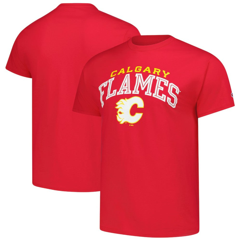 NHL Calgary Flames Champion Primary Logo T-Shirt - Red