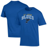 NHL St. Louis Blues Champion Primary Logo T-Shirt - Royal