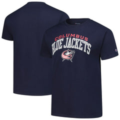 NHL Columbus Blue Jackets Champion Primary Logo T-Shirt - Navy