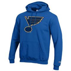 NHL St. Louis Blues Champion Primary Logo 1-Hit Pullover Hoodie - Blue