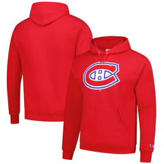 NHL Montreal Canadiens Champion Primary Logo 1-Hit Pullover Hoodie - Red