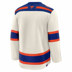 NHL Edmonton Oilers Fanatics Alternate Premium Jersey - Light Beige