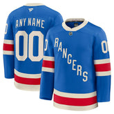 NHL New York Rangers Fanatics Centennial Premium Custom Jersey - Blue