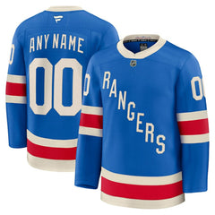 NHL New York Rangers Fanatics Centennial Premium Custom Jersey - Blue