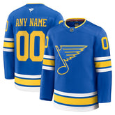 NHL St. Louis Blues Fanatics Home Premium Custom Jersey - Blue