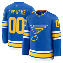 NHL St. Louis Blues Fanatics Home Premium Custom Jersey - Blue