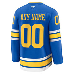 NHL St. Louis Blues Fanatics Home Premium Custom Jersey - Blue