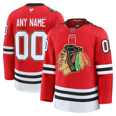 NHL Chicago Blackhawks Fanatics Centennial Premium Custom Jersey - Red