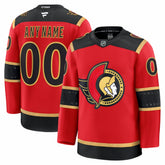 NHL Ottawa Senators Fanatics Alternate Custom Premium Jersey - Red