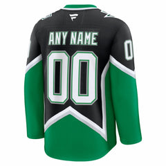 NHL Dallas Stars Fanatics Alternate Premium Custom Jersey - Black