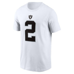 Ashton Jeanty Las Vegas Raiders Name & Number T-Shirt White